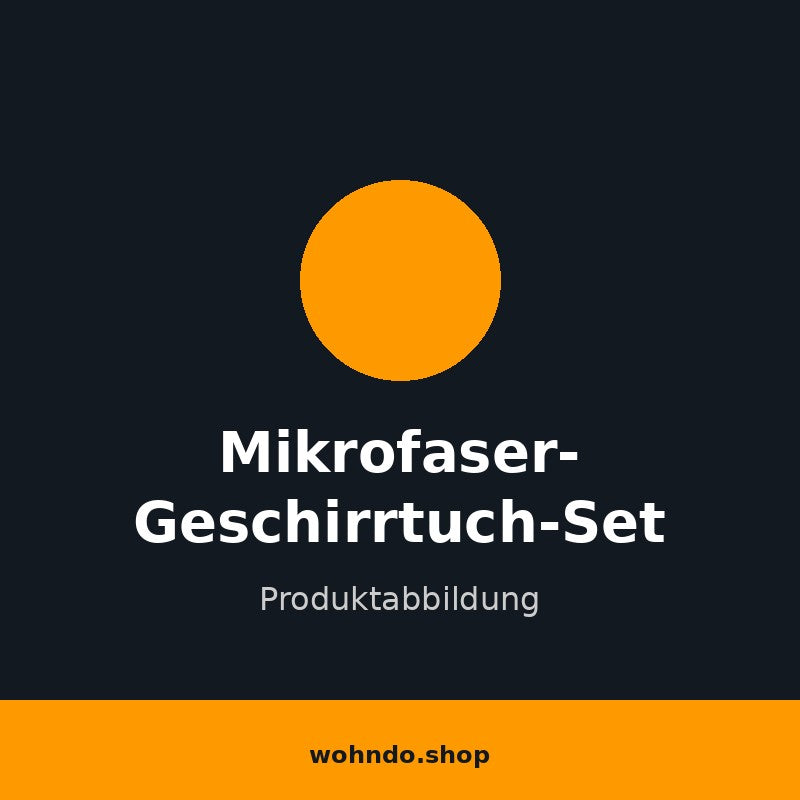 Mikrofaser-Geschirrtuch-Set 8-teilig – Saugstark & streifenfrei