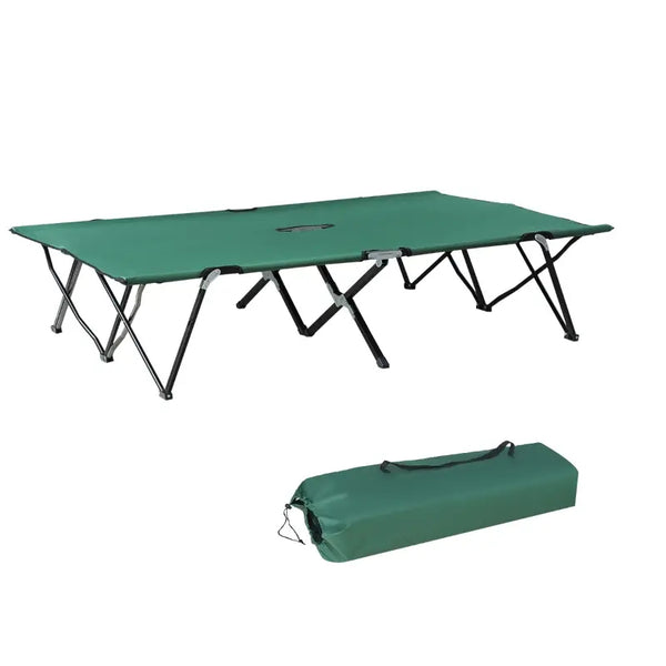 Faltbare Gartenliege mit Kissen — 5 Positionen, Aluminium