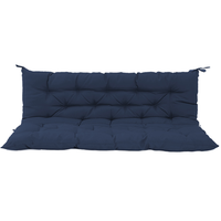Outdoor Swing Cushions 70 Inch, Waterproof 4inch Thick Porch Swing Cushion Replacement With Backrest And Ties, Comfortable 2-3 Seat Pation Swing Pad For Backyard, Garden, Lawn, Outdoor Furniture