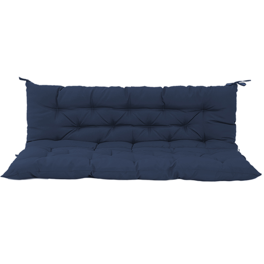 Outdoor Swing Cushions 70 Inch, Waterproof 4inch Thick Porch Swing Cushion Replacement With Backrest And Ties, Comfortable 2-3 Seat Pation Swing Pad For Backyard, Garden, Lawn, Outdoor Furniture