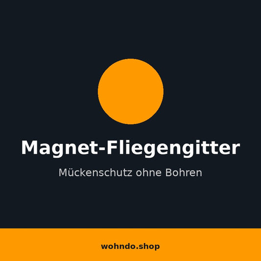 Magnet-Fliegengitter für Fenster – Mückenschutz ohne Bohren